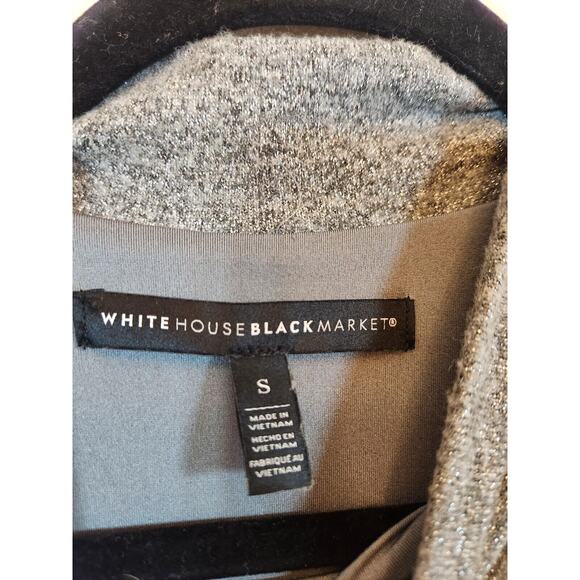 White House Black Market Silver‎ Gray Long Sleeve Cozy Sweater Dress Size S - Picture 3 of 6